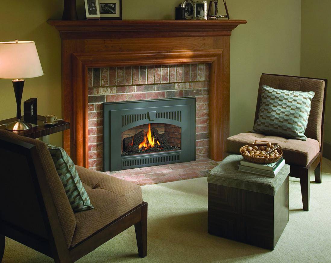 Wood Burning Fireplace