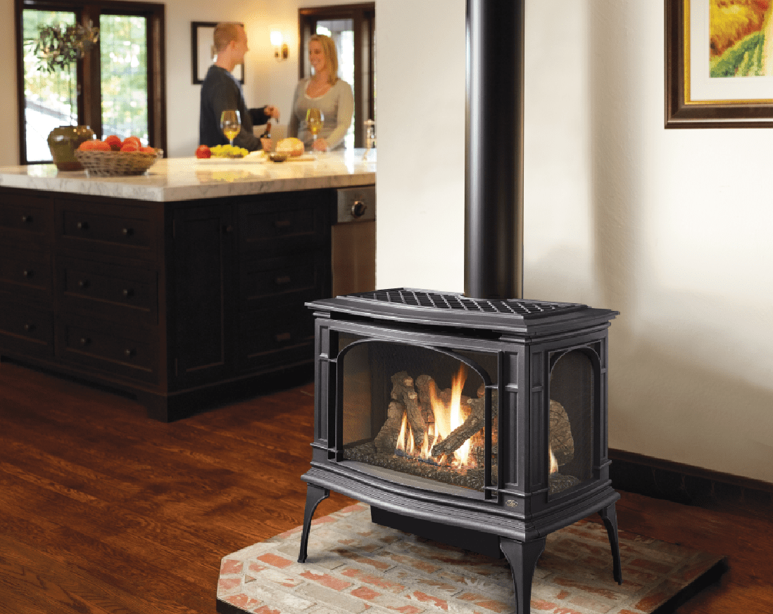 Wood Burning Insert Wall